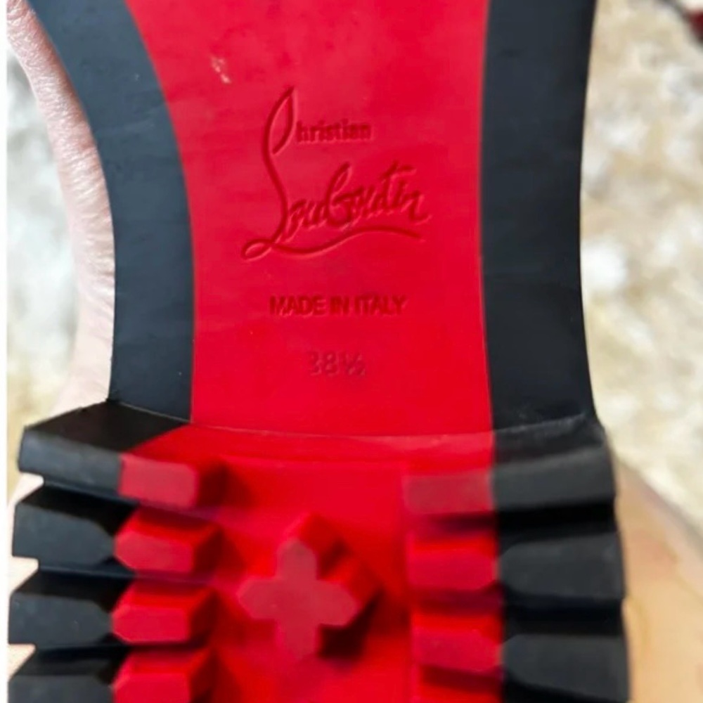 Christian Louboutin Black and Brown Spiked Boots - Picture 10 of 11